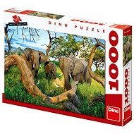 Dino Puzzle Botswanai Elefántok - Puzzle