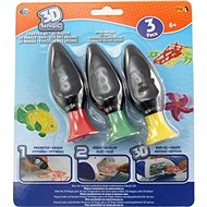 Epline 3D magic replacement cartridge 3 pcs - yellow, green, pink - Creative Toy