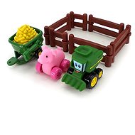 John Deere - Playing set of piggy bank with combine harvester - Toy Car
