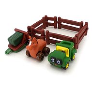 John Deere - Playing set with multi-racing horse - Toy Car