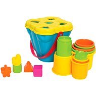 Playgro - Sorting Bucket With Stacking Cups - Interactive Toy