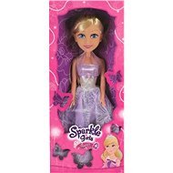 Sparkle Girlz Princess 50 cm v šatách, ružová / fialová - Bábika