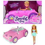 Sparkle Girlz baba autóval - Játékbaba