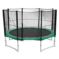 Trampoline with protective mesh G21 305 cm, green - Trampoline