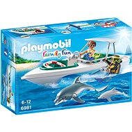 Playmobil - Delfinekkel búvárkodom 6981 - Építőjáték