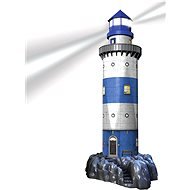 Ravensburger 3D 125777 Leuchtturm in Oberfläche (Nachtausgabe) - 3D Puzzle