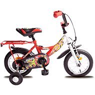 Olpran Baby extra biela / červená - Detský bicykel