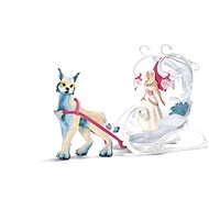 Bayala - Lynx with fairy sleigh - Figure