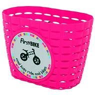 FirstBike košík ružový - Košík na bicykel