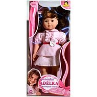 Doll Adélka beautiful brunette in a pink dress - Doll