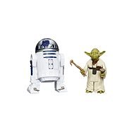 Star Wars - Action figures R2-D2 + Yoda - Game Set