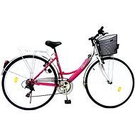 Olpran Mercury lux strieborno/ružové - Mestský bicykel