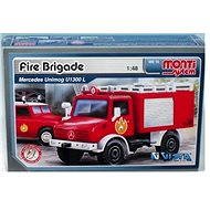 Monti system 16 - Fire Brigade Mercedes Unimog Maßstab 1:48 - Plastik-Modellbausatz