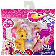 My Little Pony - The Princess Cadance with her friend Applejack and accessories - Game Set