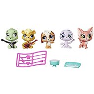 Littlest Pet Shop - Packung mit 5 Tiere mit Ergänzungen Festival Tiere - Spielset