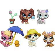 Littlest Pet Shop - Packaging 5 animals with accessories Bathroom - Game Set
