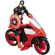 Avengers - Amerika Kapitány és motorkerékpár - Figura