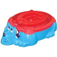Sandbox - Pool Blue dog with red cover - Sandpit