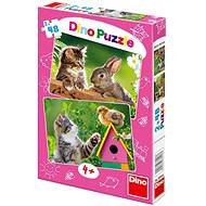 Dino Koťátko a kamarádi - Puzzle