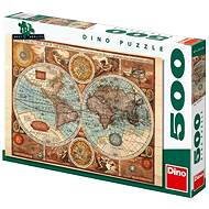 Mapa sveta z roku 1626 - Puzzle