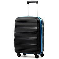 Travel suitcase ROCK TR-0125 / 3-50 PP - Black / Blue - Suitcase