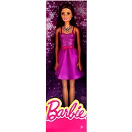 Mattel Barbie Brunette in a purple dress - Doll