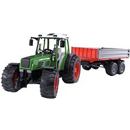 Class Bruder - Fendt tractor with a trailer and a front-end loader - Toy Car