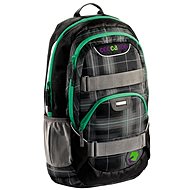 School Backpack Coocazoo Rayday - Classic Black Check - Children's Backpack
