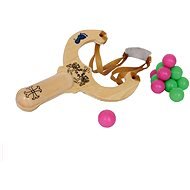 Wooden Toys - Slingshot with Balls - Outdoor Game