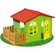 Children's garden house with a big fence - Children's Playhouse