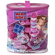 Mega Bloks - Würfel in einer Plastiktasche rosa - Bausatz