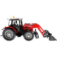 Massey Ferguson tractor with a front loader and interchangeable attachments - Toy Car