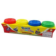Modelina - 4x 140 g of different colours - Game Set