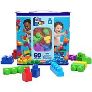 Mega Bloks Építőkockák táskában fiúknak (60 db) - Játékkocka gyerekeknek
