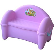Bench with storage space violet - Storage Box