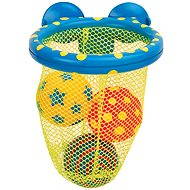 Basket with balls into the tub in a box - Game Set