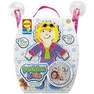 Vodolepky Dress dolls - Foam kit bag the bath at 31 pc - Water Toy