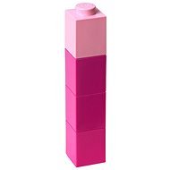 LEGO Trinkflasche square - Pink - Trinkflasche