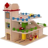 Garage mit Aufzug - Spielzeug-Garage