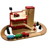 Modell-Eisenbahn mit Garage - Modelleisenbahn
