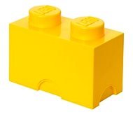 LEGO tároló doboz 125 x 250 x 180 mm - sárga - Tároló doboz
