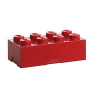LEGO Box na desiatu 100 × 200 × 75 mm - červený - Desiatový box