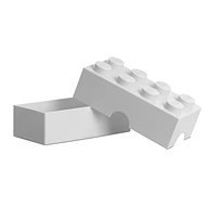 LEGO Box na desiatu 100 x 200 x 75 mm - biely - Desiatový box