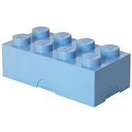 LEGO Lunch box 100 x 200 x 75 mm - light blue - Snack Box