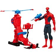 Spiderman - Figures with helicopter  - Game Set