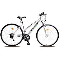 Olpran Dámsky krosový bicykel Cruez sus bielo/zelený - Crossový bicykel