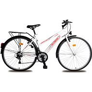 Olpran Dámsky trekový bicykel Mercury biely - Trekingový bicykel