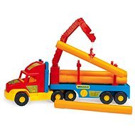 Wader - Super Truck - Building with Pipes - Toy Car