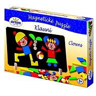 Fajátékok - Mágneses puzzle Bohócok - Puzzle