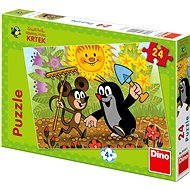 Dino Platte Puzzle - Maulwurf und Maus - Puzzle